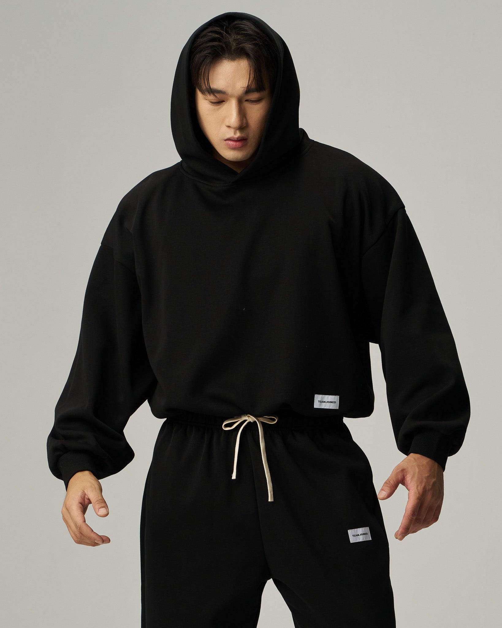 Tagged Boxy Hoodie