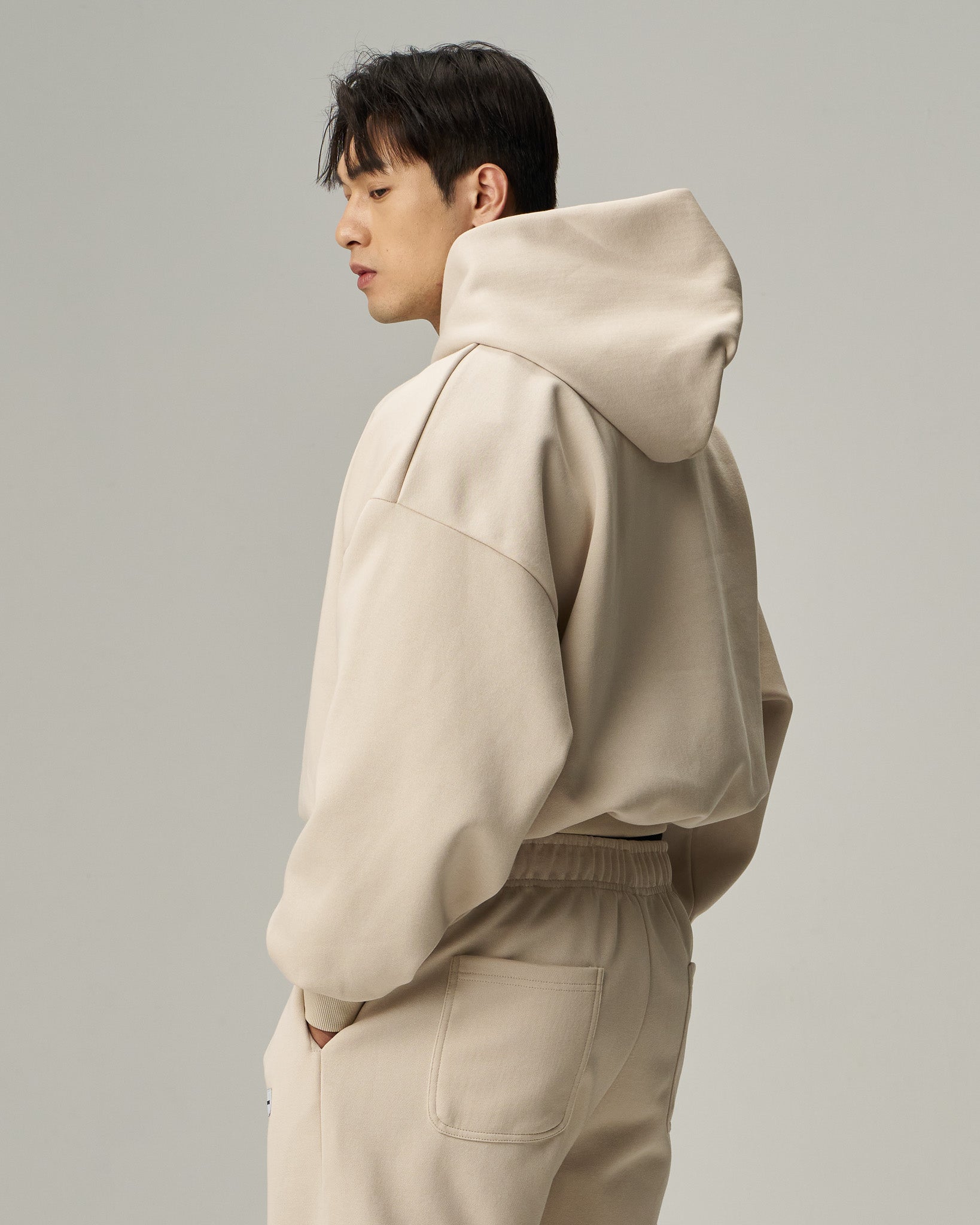 Tagged Boxy Hoodie