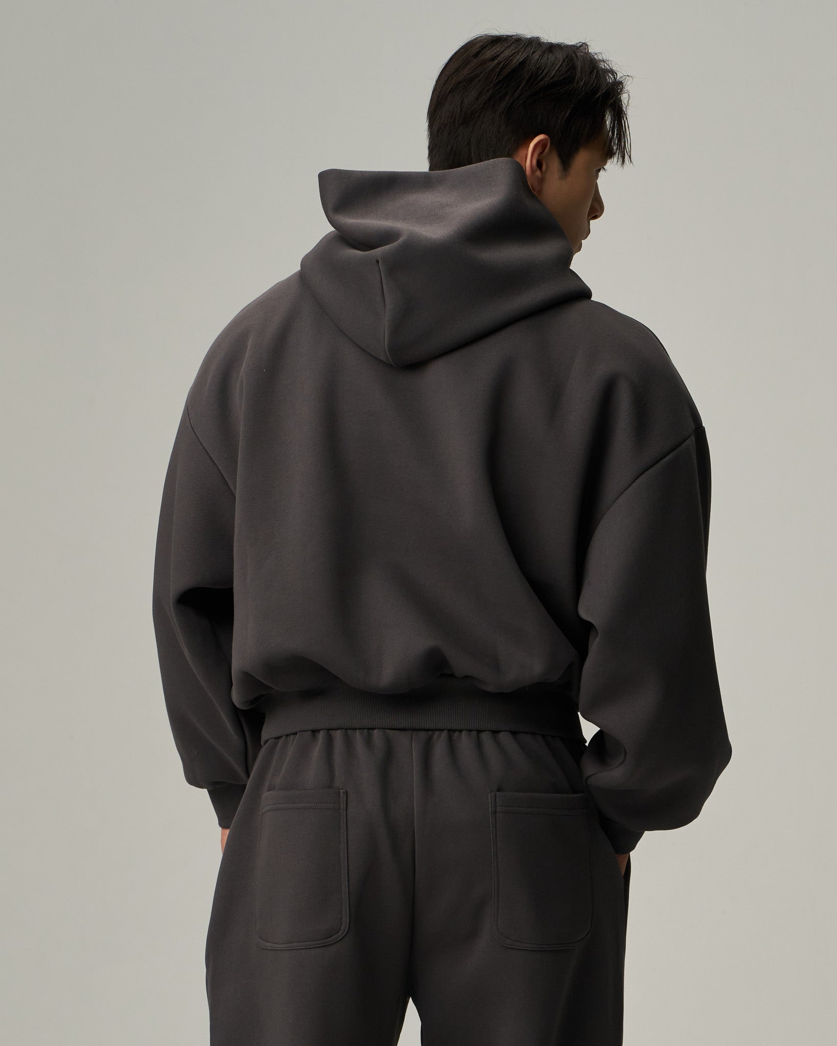 Tagged Boxy Hoodie