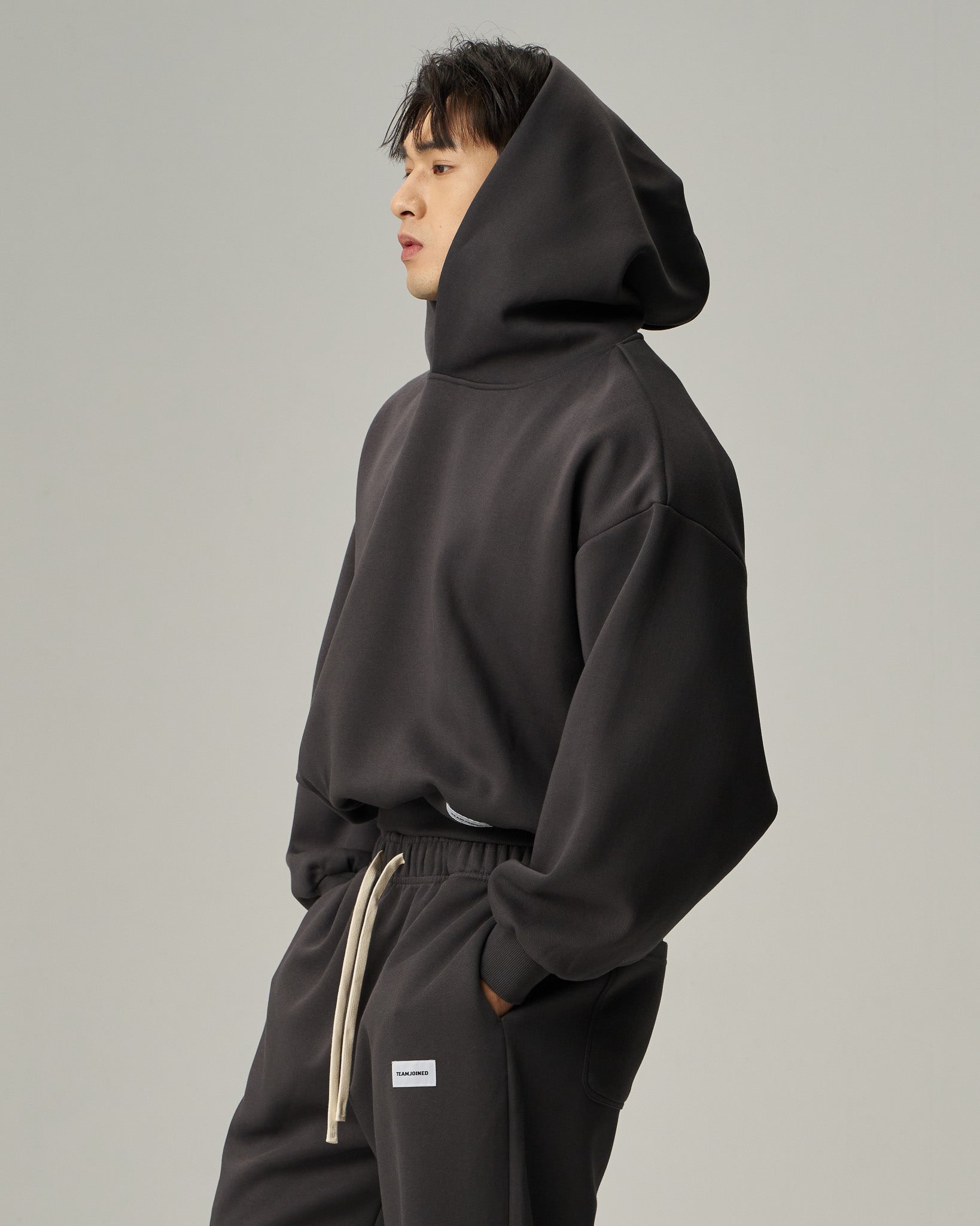 Tagged Boxy Hoodie