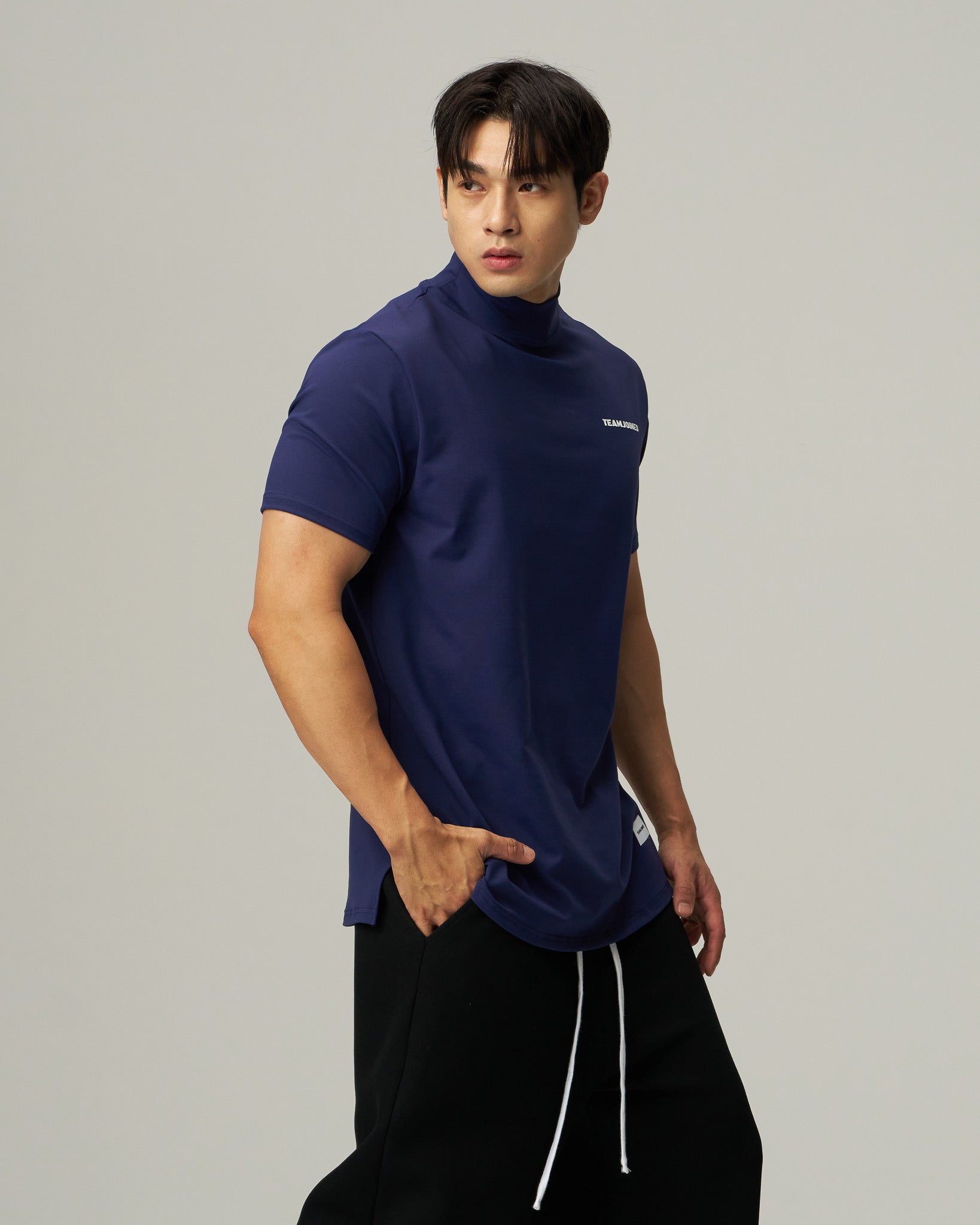 Premium Turtle Neck Muscle Top