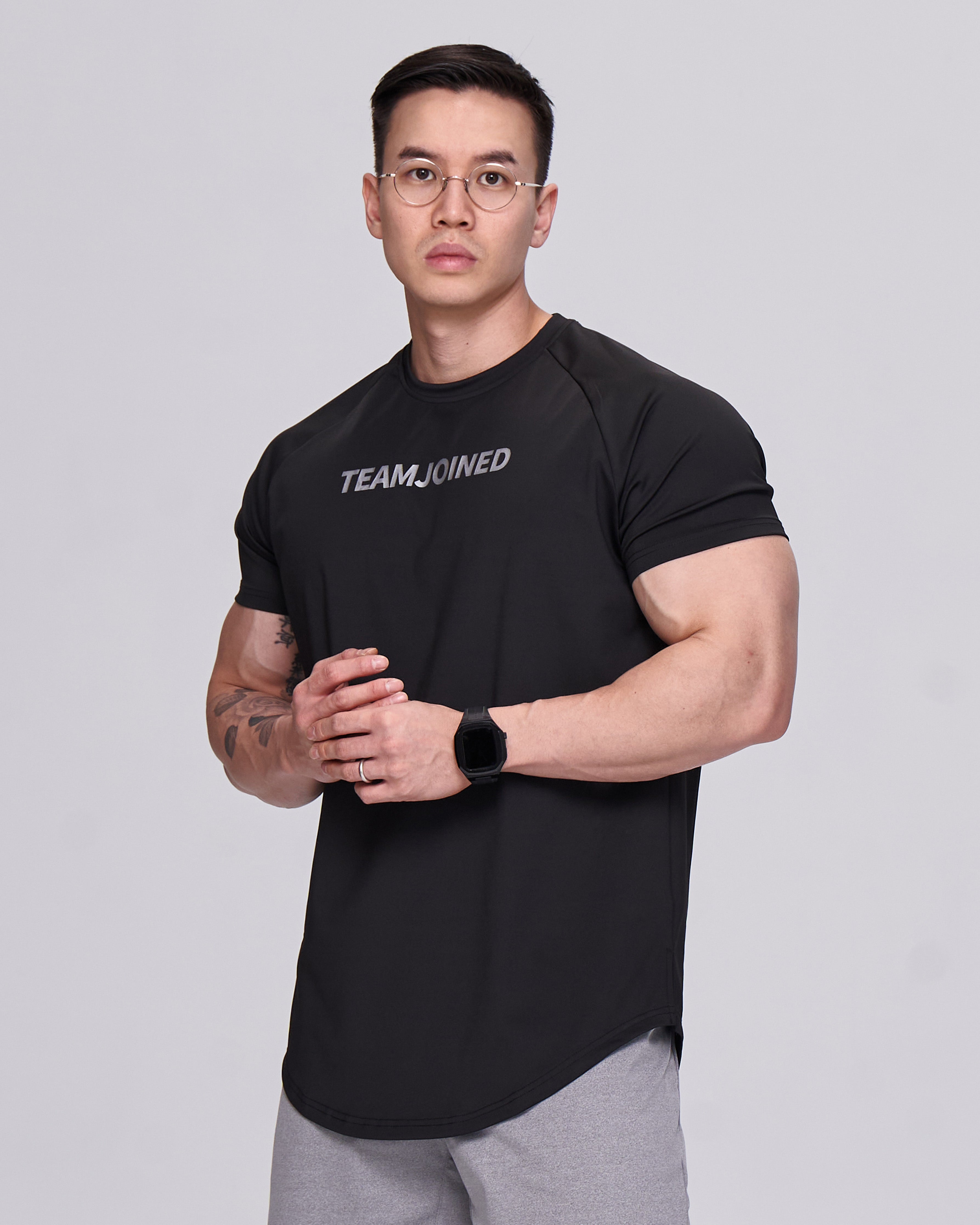 color_silver/dark black