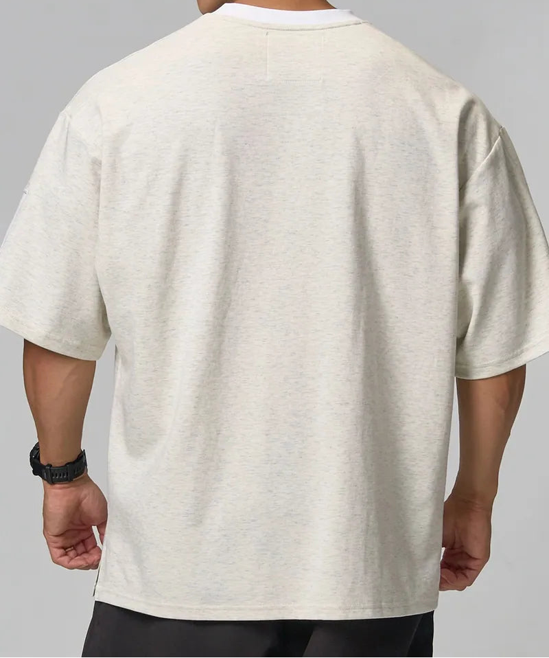 Cotton+ Logo Spliced Jersey