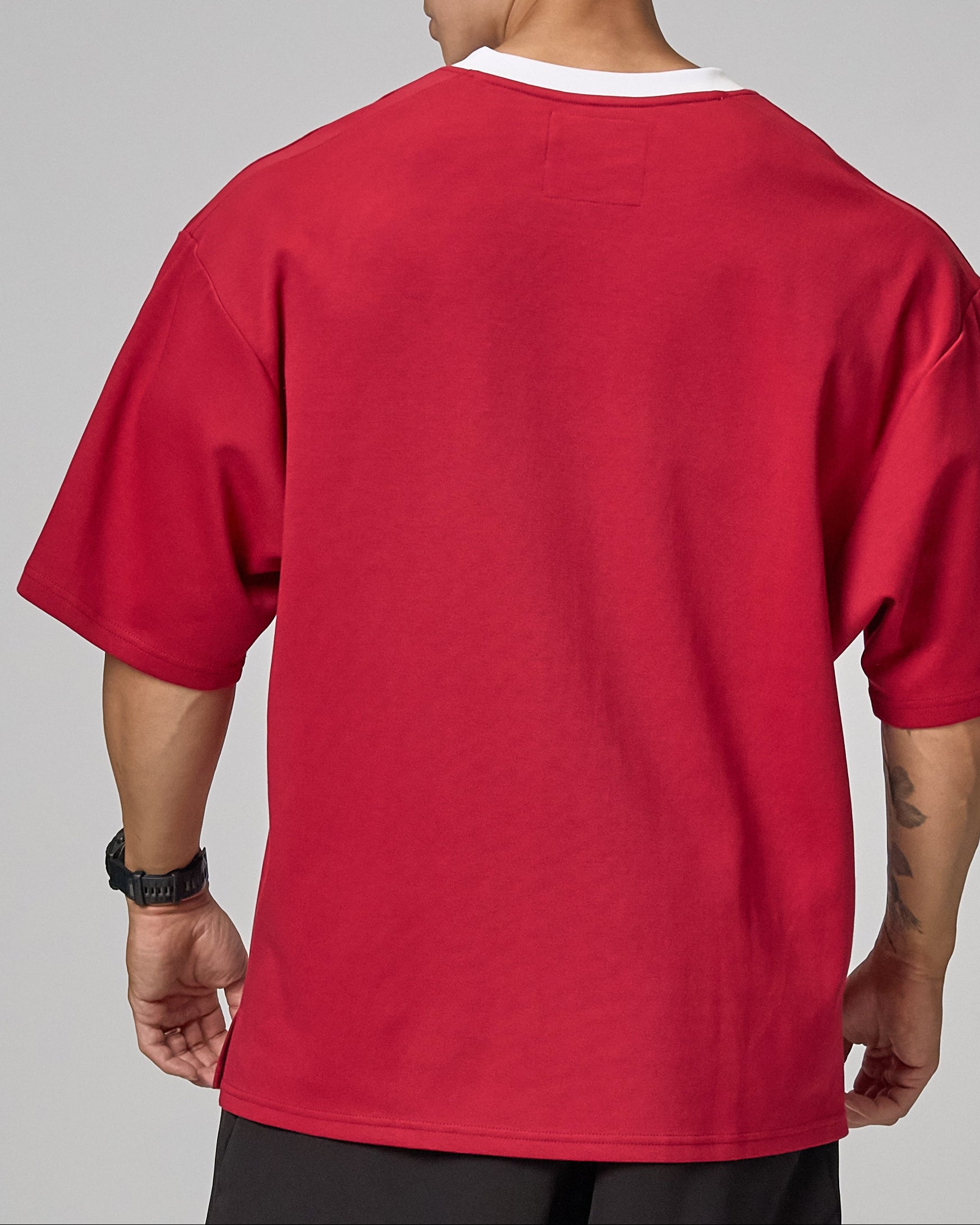 color_White/Drak red