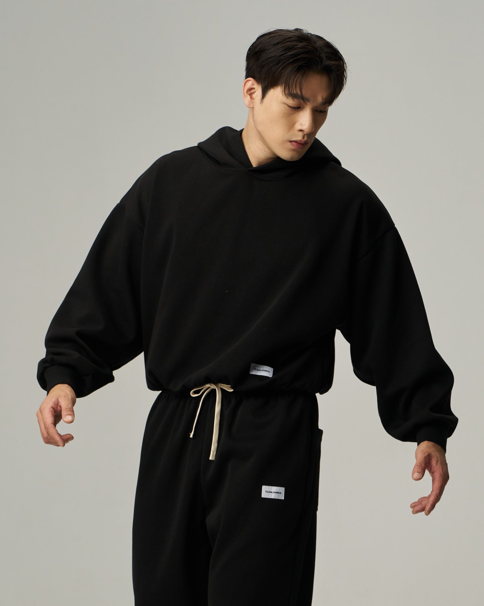 Tagged Boxy Hoodie