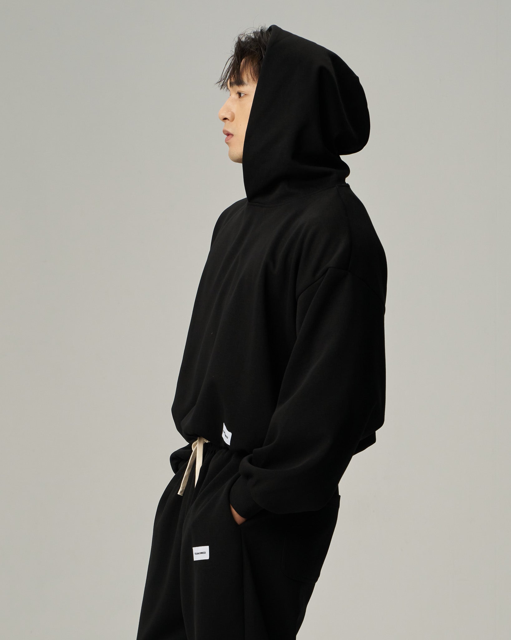 Tagged Boxy Hoodie
