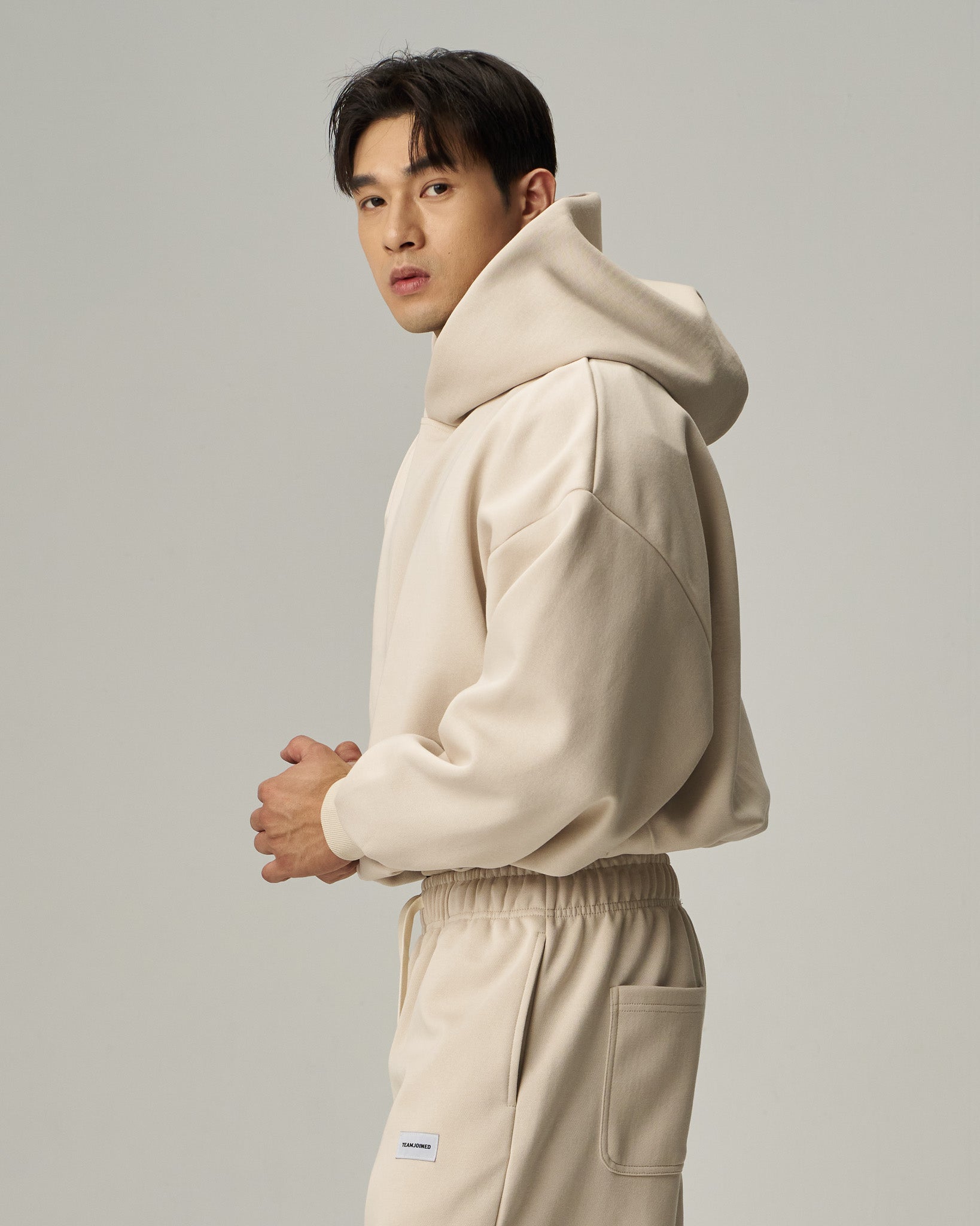 Tagged Boxy Hoodie