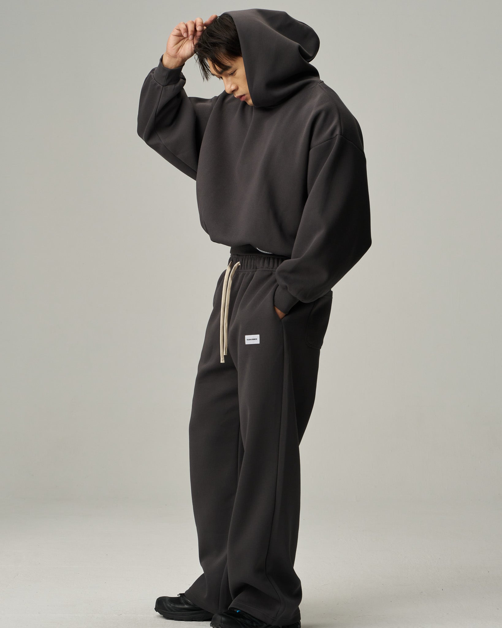Tagged Boxy Hoodie